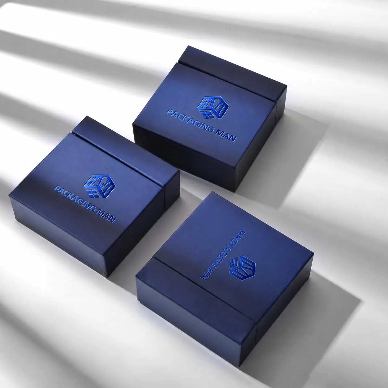Dark Blue Custom Packaging Box