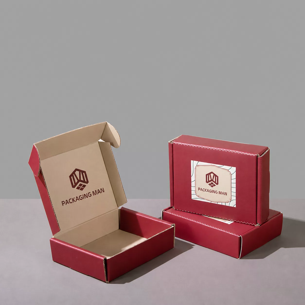 Red Custom Packaging Box