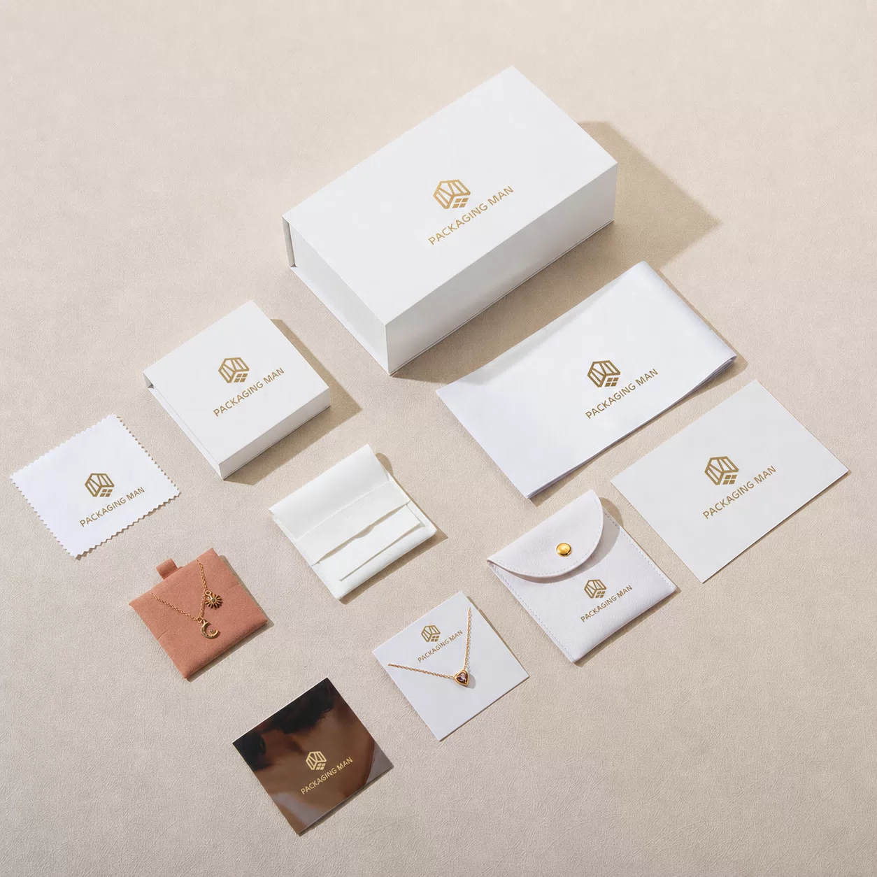 White Jewelry Packaging Set