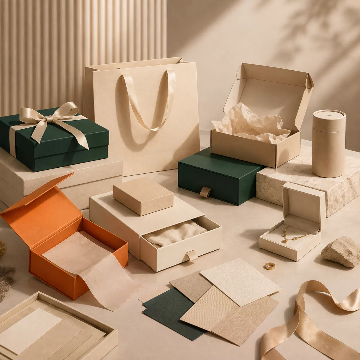Custom Drawer Gift Box Packaging Set